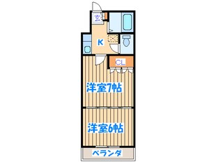 イ－グルハイツ萩野町の物件間取画像